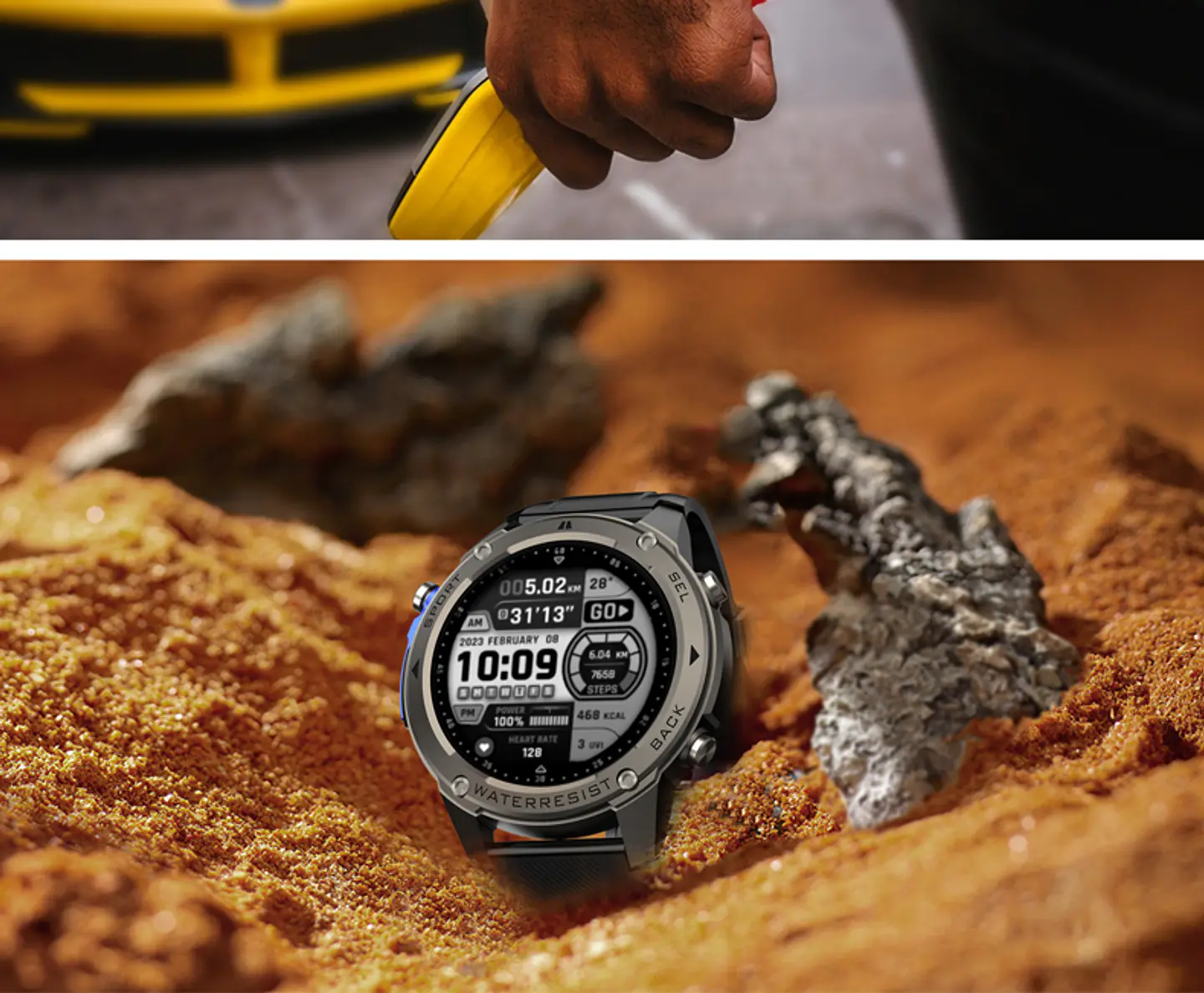 Smartwatch Deportivo Amoled 1.43  5atm Gps Brújula Altímetro 7