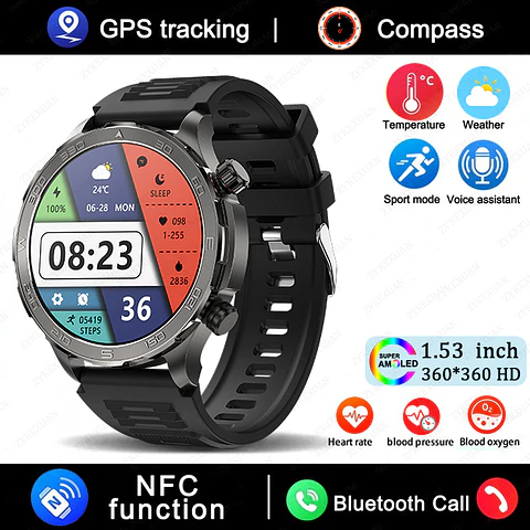 Smartwatch Deportivo 1.53  Llamada Bluetooth Gps