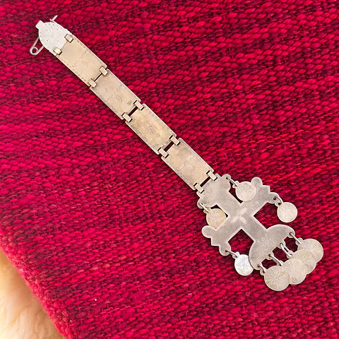 Collar Mapuche Trapelakucha Tradicional - en Metal Alpaca