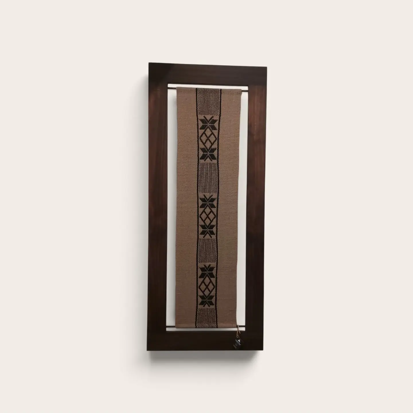 Cuadro Decorativo Vertical Diseño Mapuche - 57 x 137 cm  1