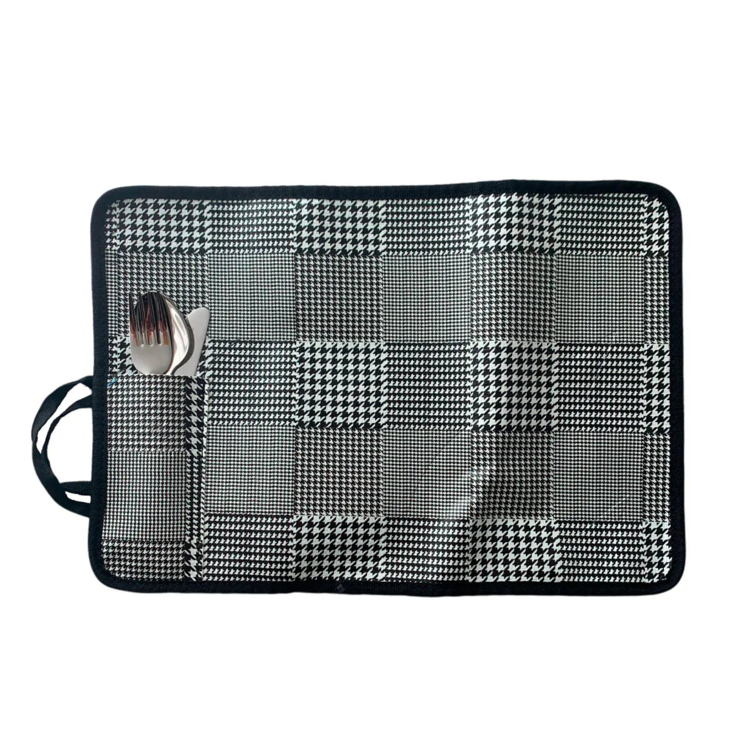 Individual Xadrez e Talheres Inox 1