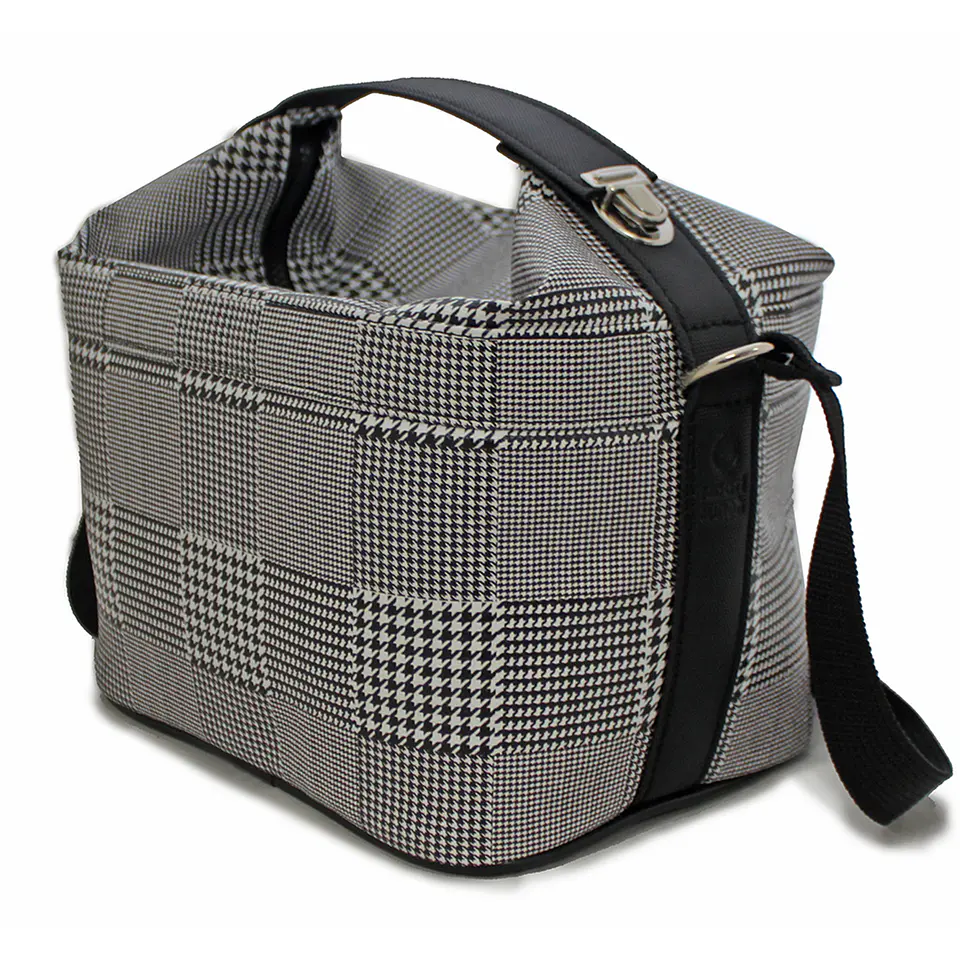 Cubic Pied de Poule Lunch Bag Set with accessories  2