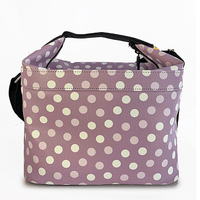 Cubic Pink Dot Lunch Bag Set with Accessories 