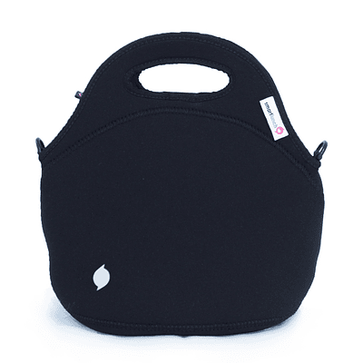 Soft Black Lunch Bag