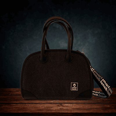 Lunch Bag Eve Canvas Black