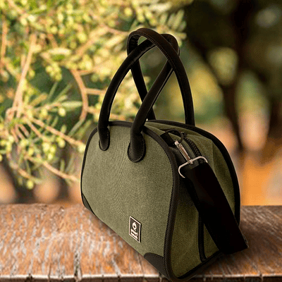 Lunch Bag Eve Canvas Verde