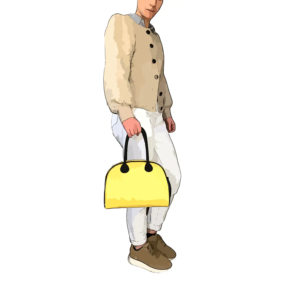 Lunch Bag SmartCity Vanilla Pied de Poule 4