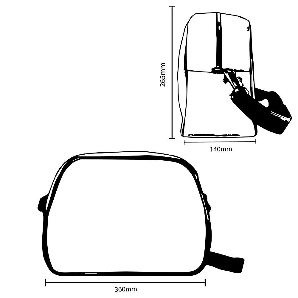 Set Lancheira Travel Xadrez, duas caixas de 500 ml, individual preto e talheres 