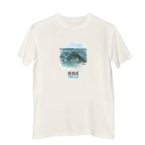 T-shirt My Planet  Go Blue Think Blue