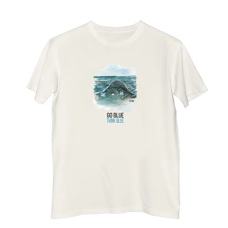 T-shirt My Planet  Go Blue Think Blue 1