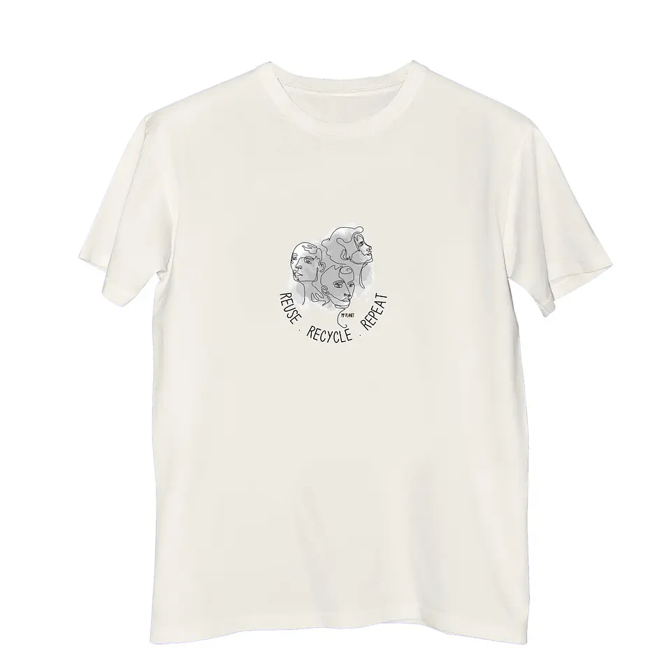T-shirt My Planet  Reuse-Recycle-Repeat 1
