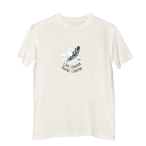 T-shirt My Planet  Live Lighter Think Lighter