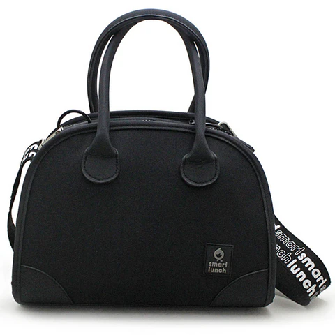 Set Lancheira Eve Preto, 2 caixas de 500 ml e individual