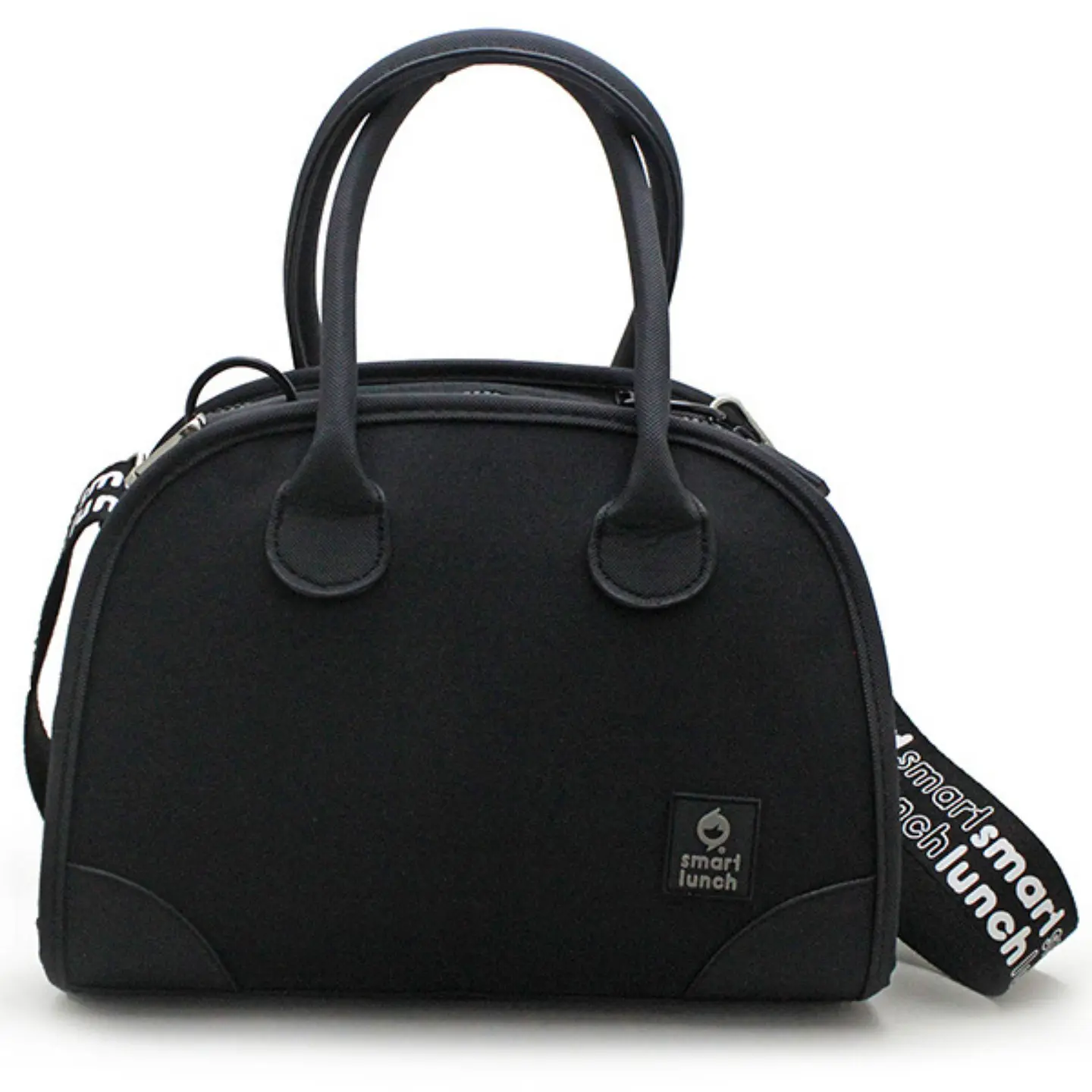 Set Lancheira Eve Preto, 2 caixas de 500 ml e individual 2