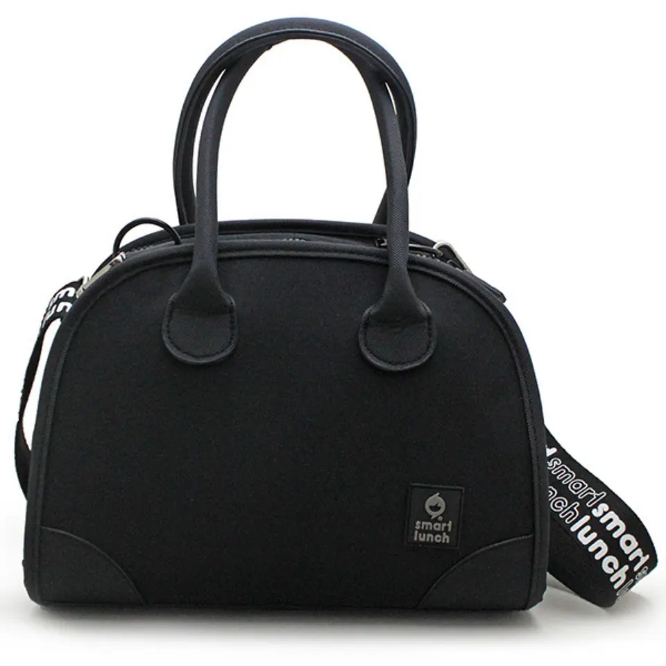 Set Lancheira Eve Preto, 2 caixas de 500 ml e individual 2