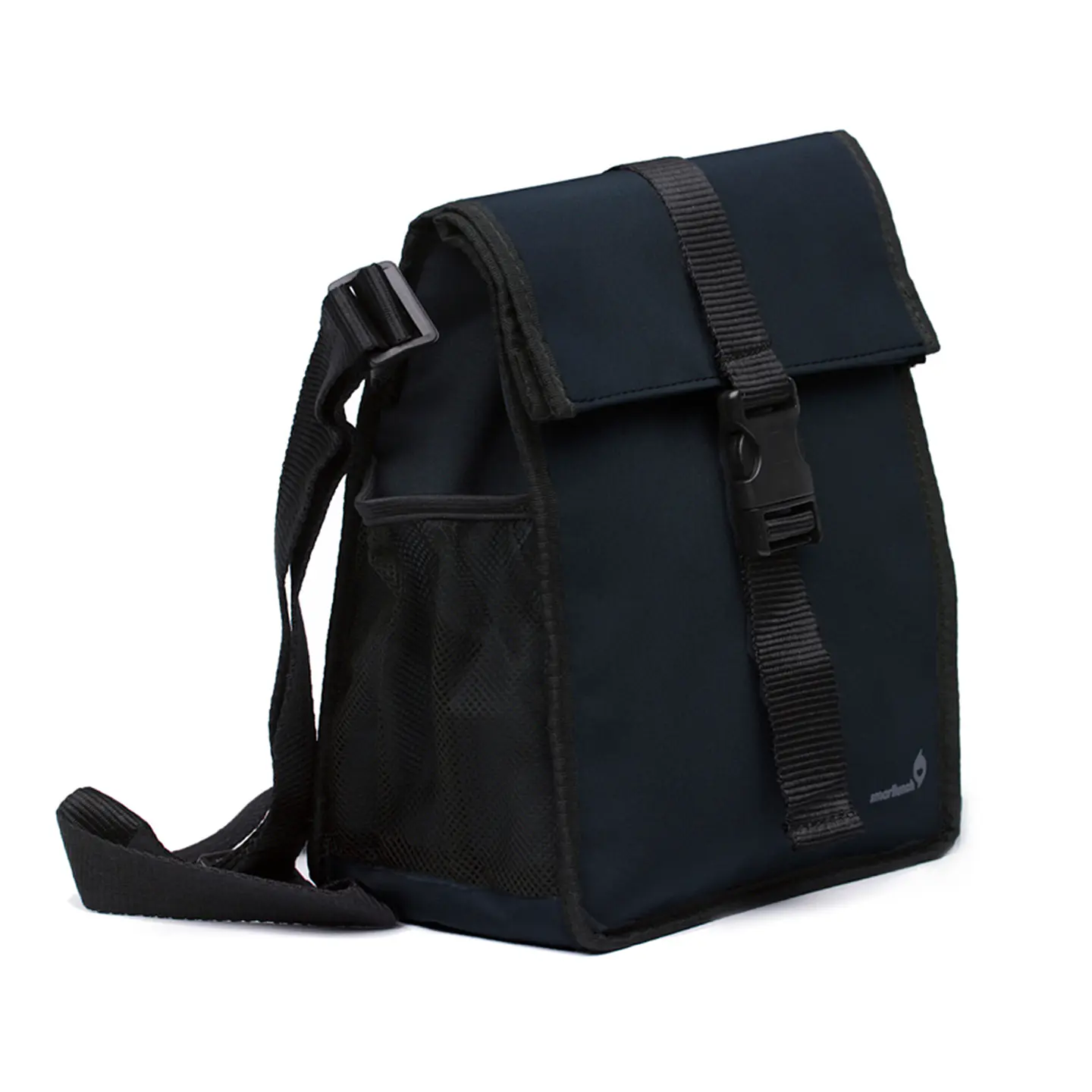 Square Blue Lunch Bag Set With Accessories 2