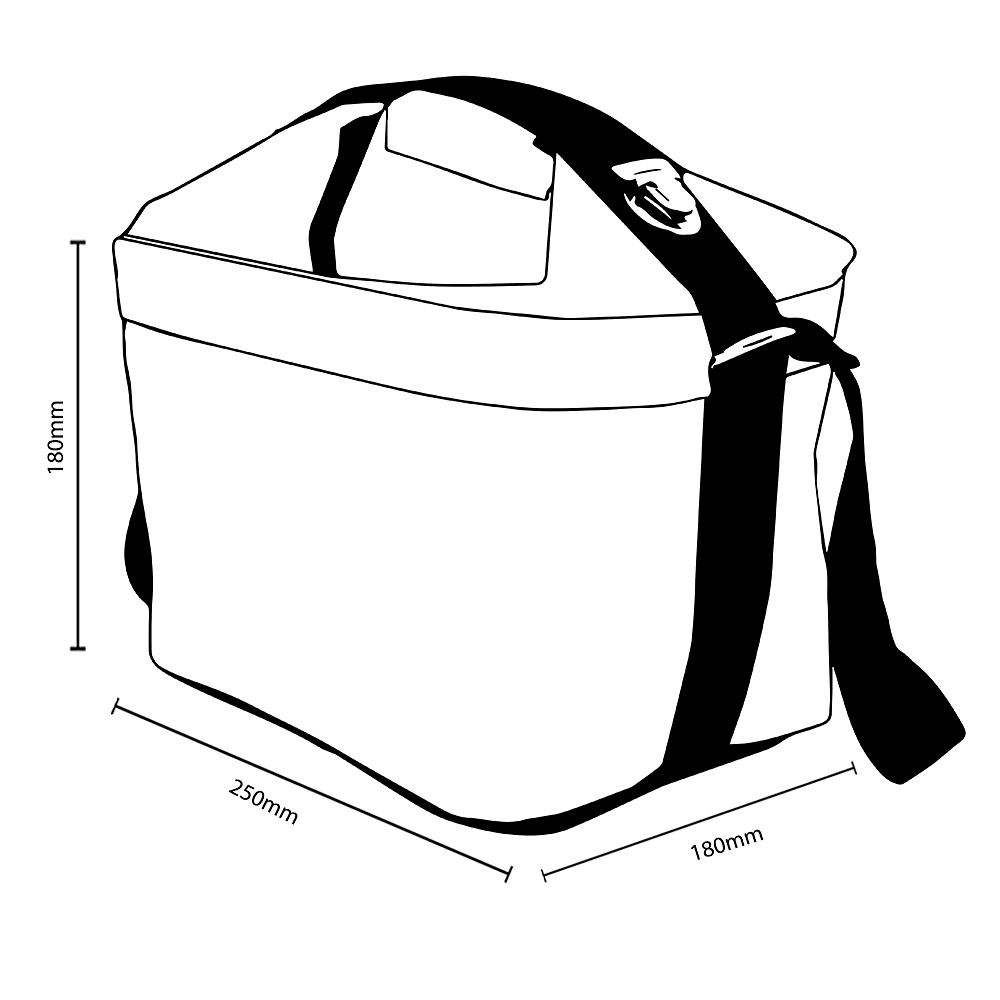 Set Lunch Bag Cubic Gold e accessories 