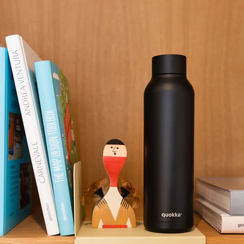 Garrafa Térmica Quokka Jet Black 850 ml