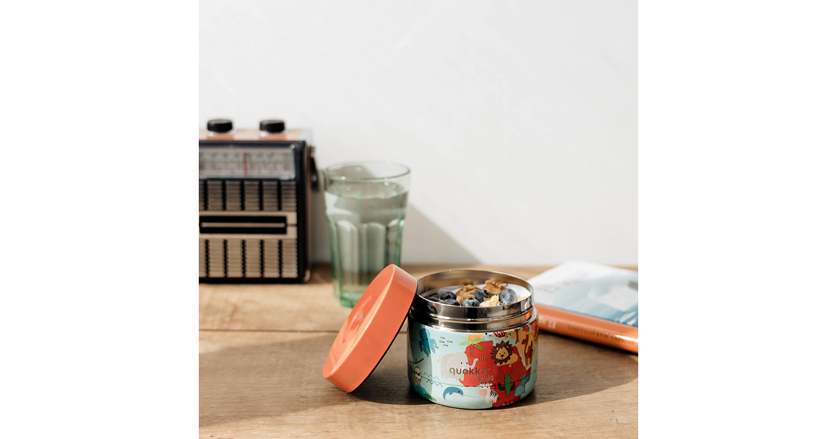 Quokka WHIM TROPICAL | CONTENITORE TERMICO IN ACCIAIO INOX PER IL