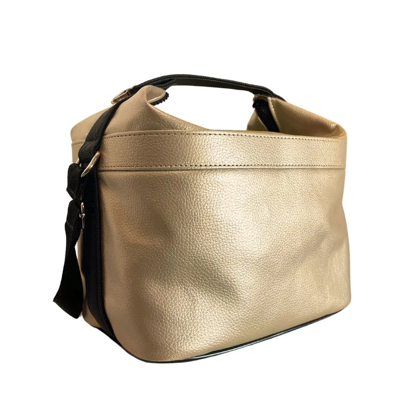 Set Lancheira Cubic Dourada, individual e talheres  3