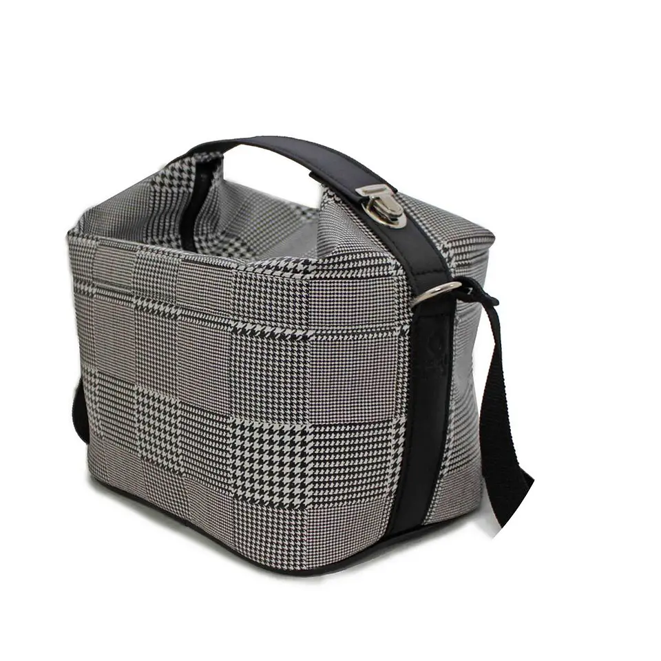 Set Lancheira Cubic Xadrez, individual e talheres  3