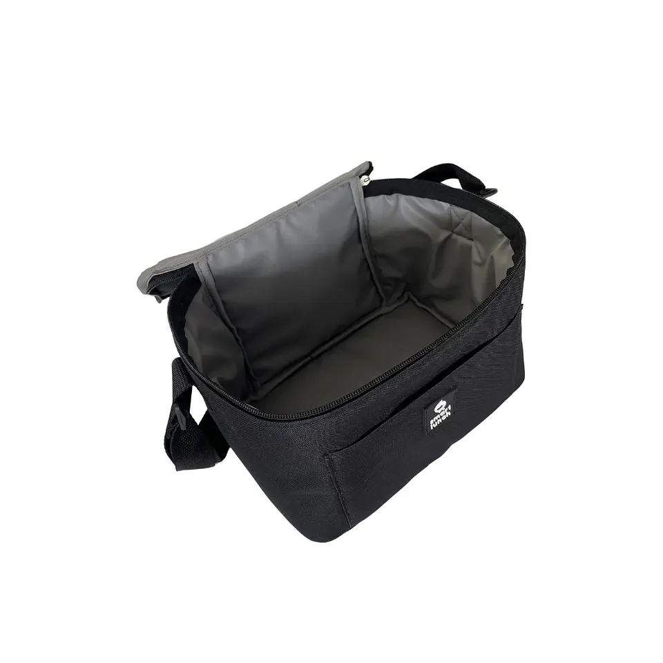 Set Lancheira Daily Preta e Garrafa Térmica 500 ml   3