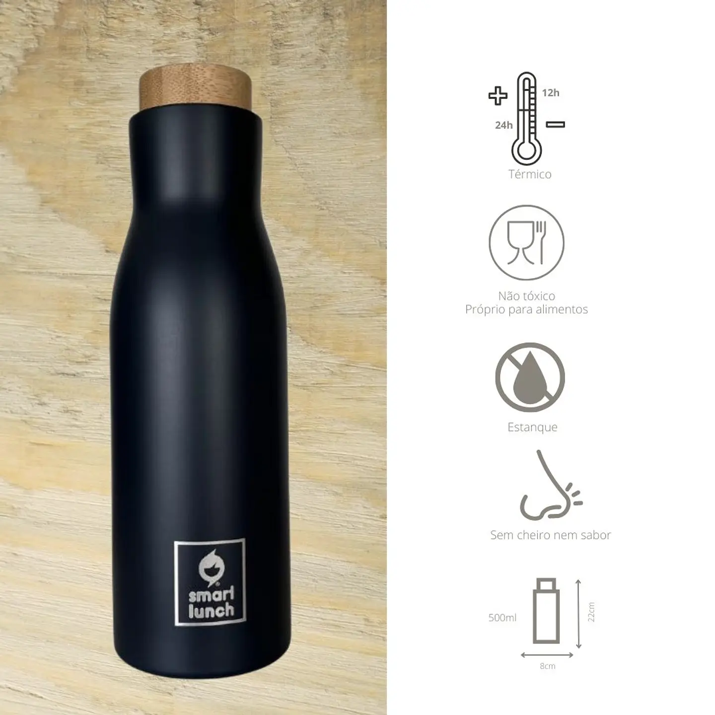 SmartBottle  Garrafa Térmica 500 ml - 3 cores 1