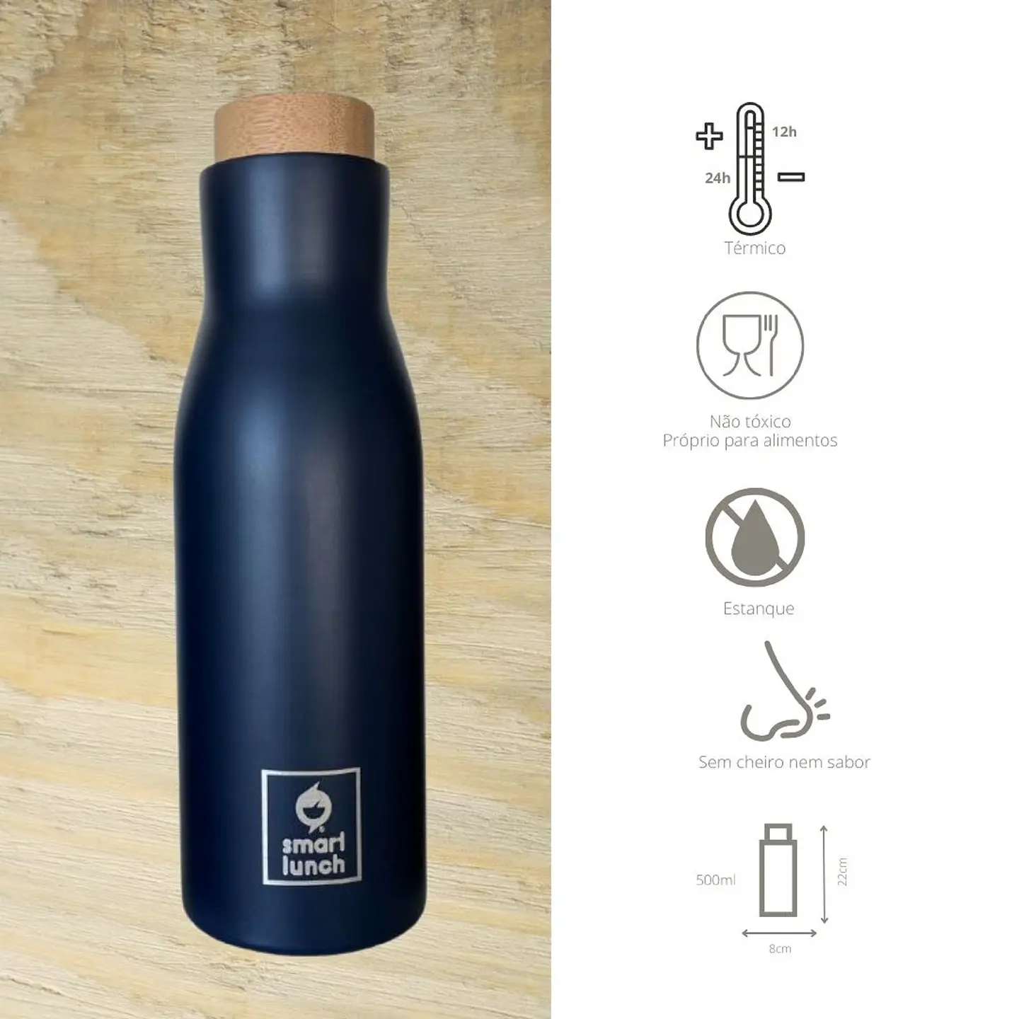SmartBottle  Garrafa Térmica 500 ml - 3 cores 5