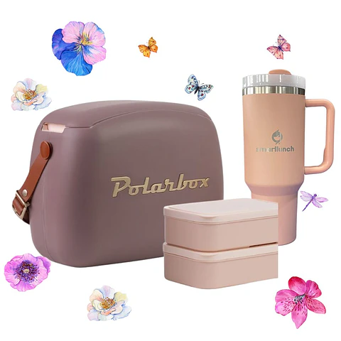 Pack Polarbox Urban 6L  Malva  & Quencher Peach