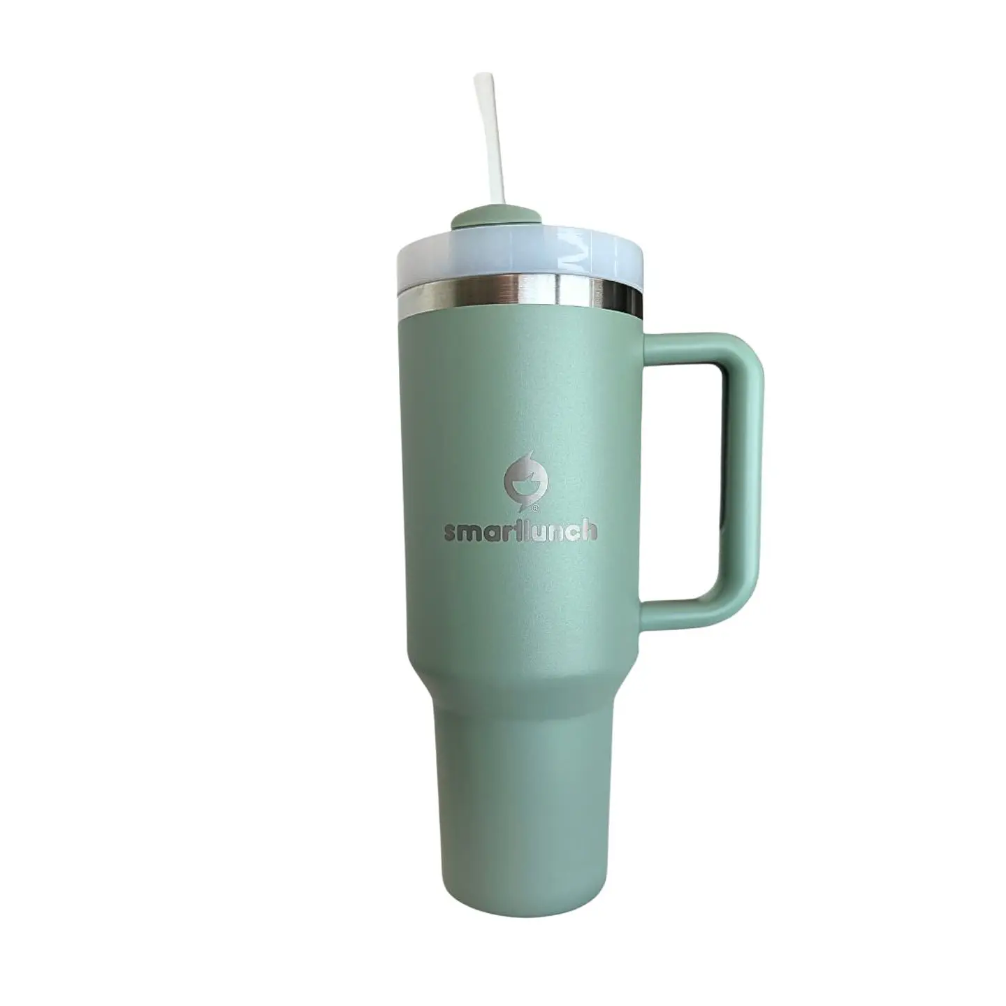 Set Copo Térmico Verde e Marmita Bento AzulCinza 4