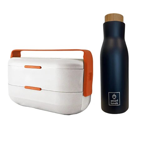 Set Garrafa Térmica e Marmita Bento 950ml