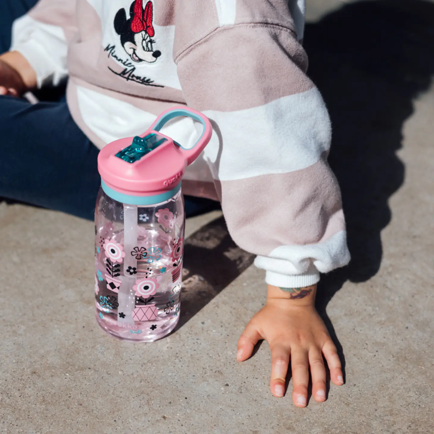 Garrafa Quokka Ecozen Flores 580ml 1