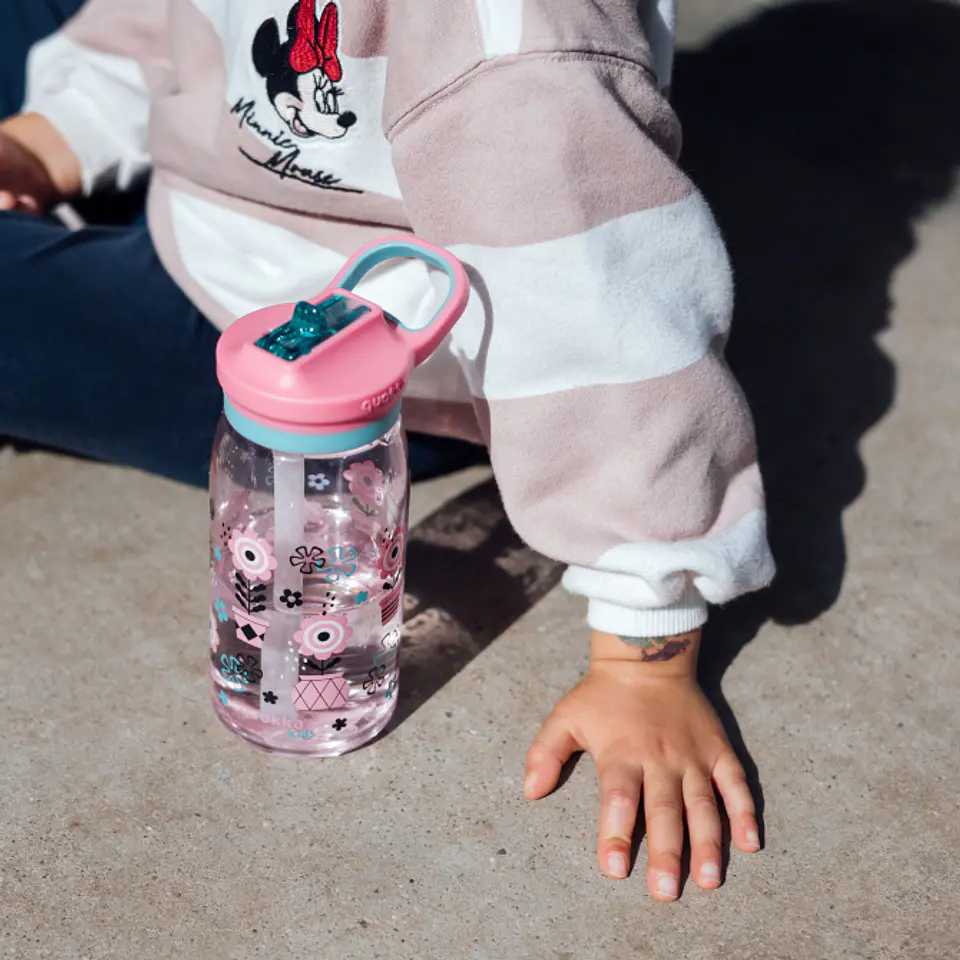 Garrafa Quokka Ecozen Flores 580ml 1