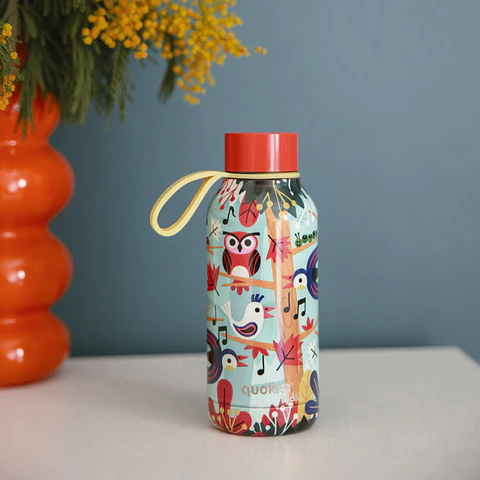Garrafa Térmica Quokka Groove Birds 330 ml