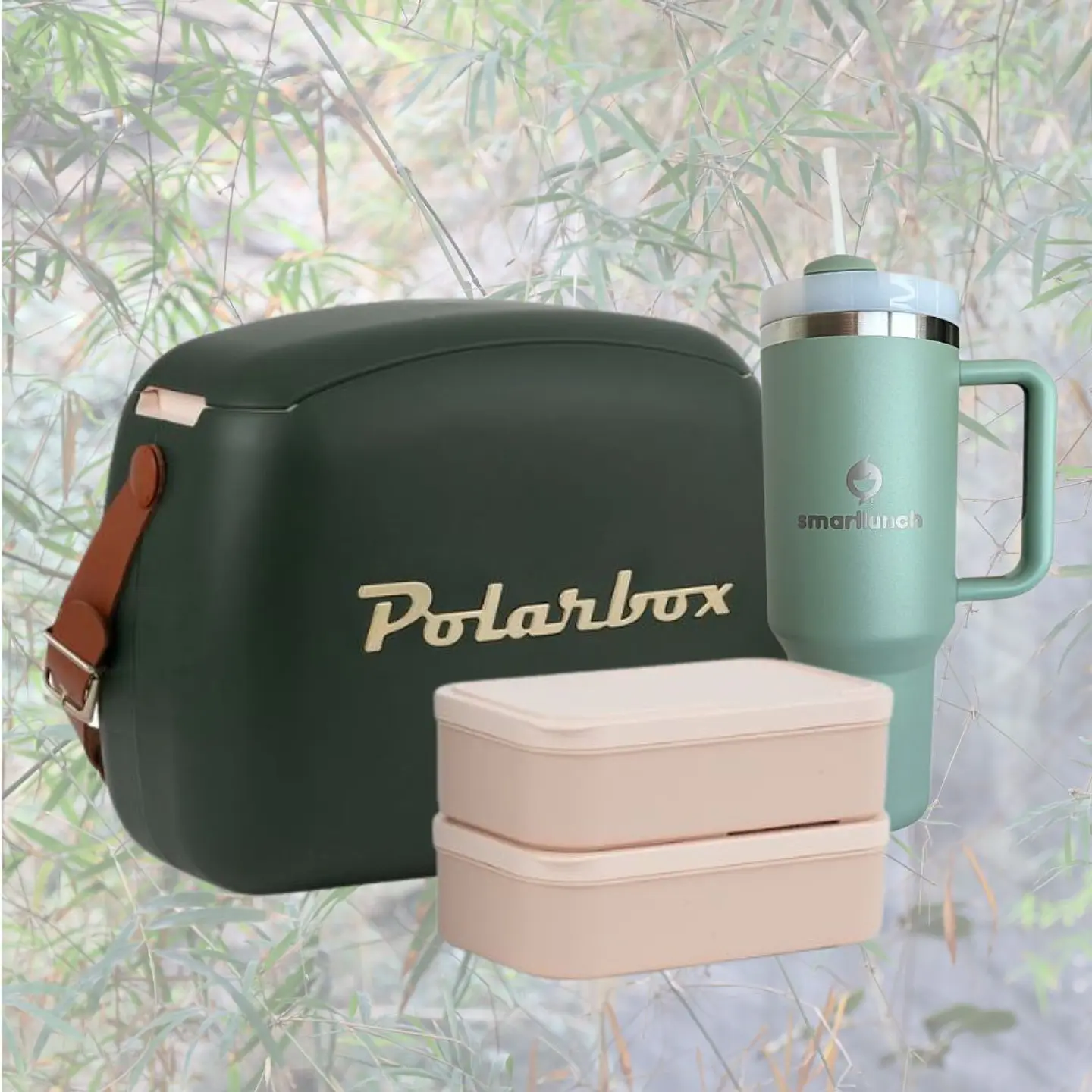 Pack Polarbox Urban 6L  Forest G  & Quencher Matcha 1