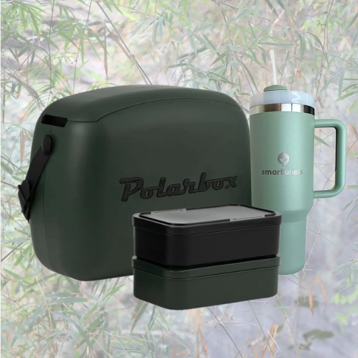 Pack Polarbox Urban 6L  Forest B  & Quencher Matcha 1