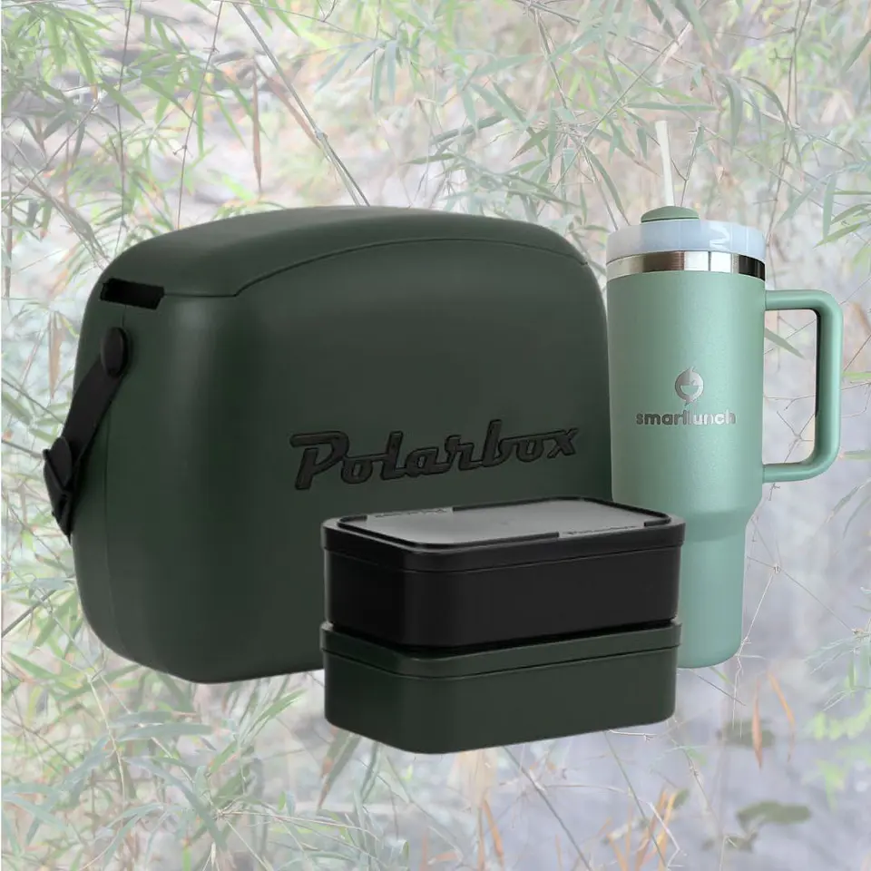 Pack Polarbox Urban 6L  Forest B  & Quencher Matcha 1