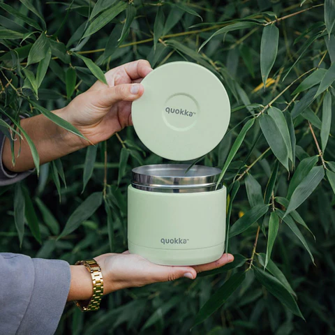Termo Comida Inox Quokka Pastel Green 600 ml