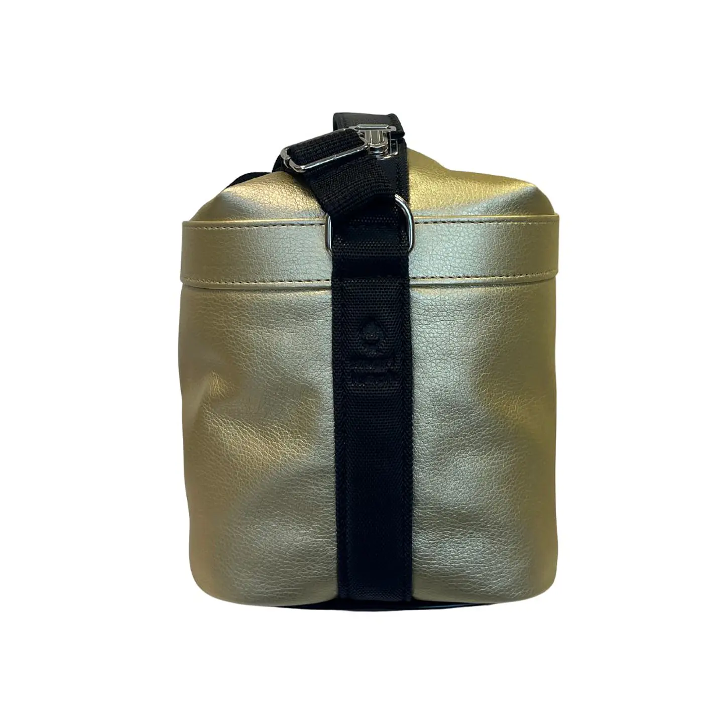 Set Lancheira Cubic Dourada, duas caixas de 500 ml, individual preto e talheres 5