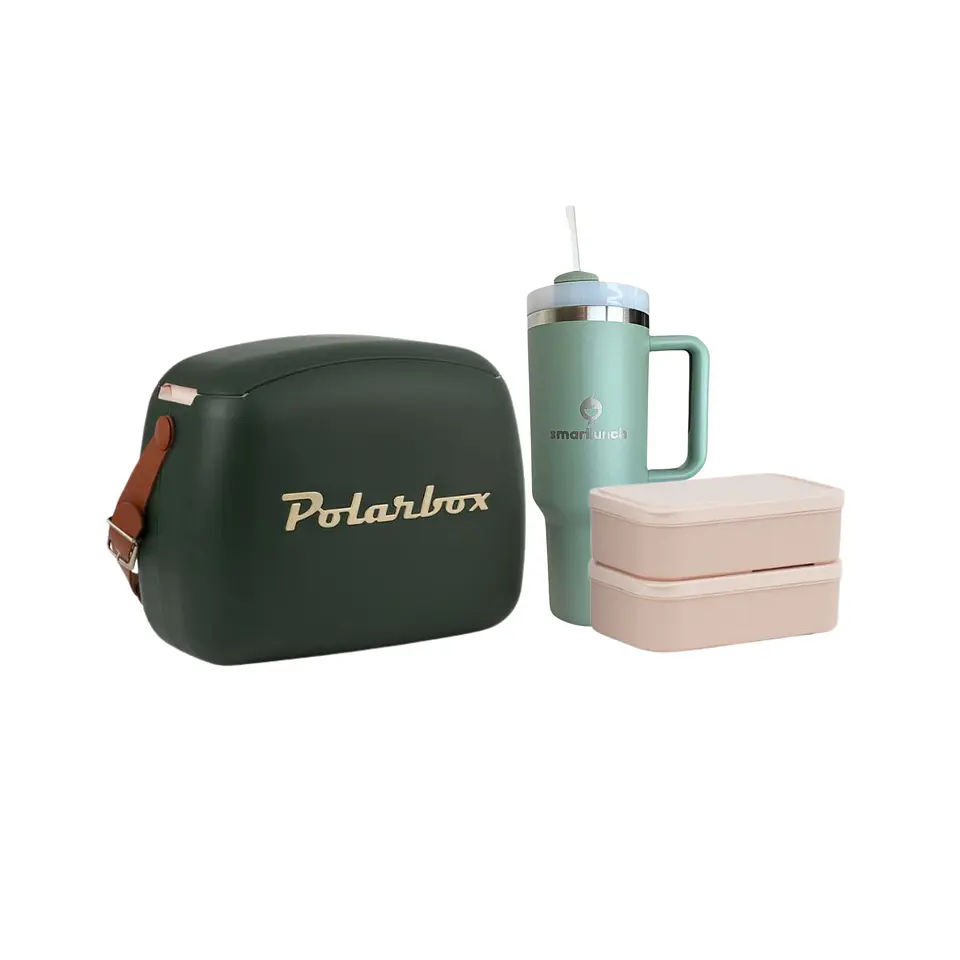 Pack Polarbox Urban 6L  Forest G  & Quencher Matcha 2