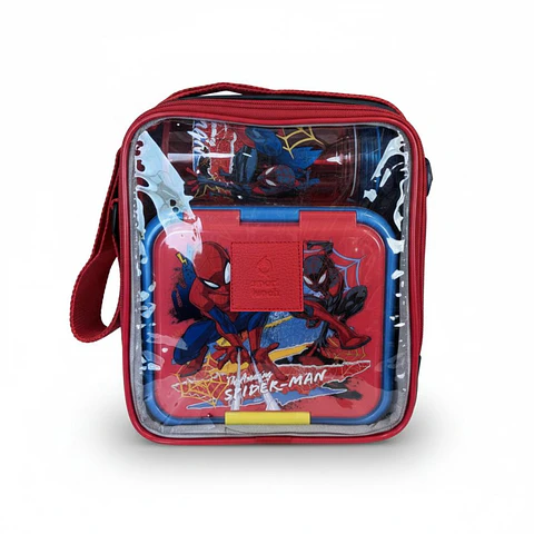 Set Lancheira Escolar Spider Man