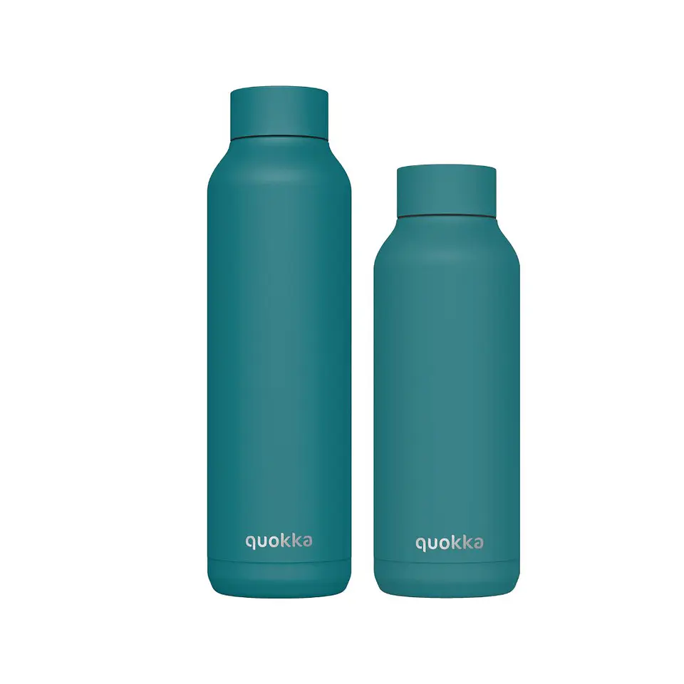Garrafa Térmica Quokka SOLID MIDNIGHT GREEN 510 ML ou 630ML 2