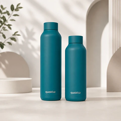 Garrafa Térmica Quokka SOLID MIDNIGHT GREEN 510ML ou 630ML