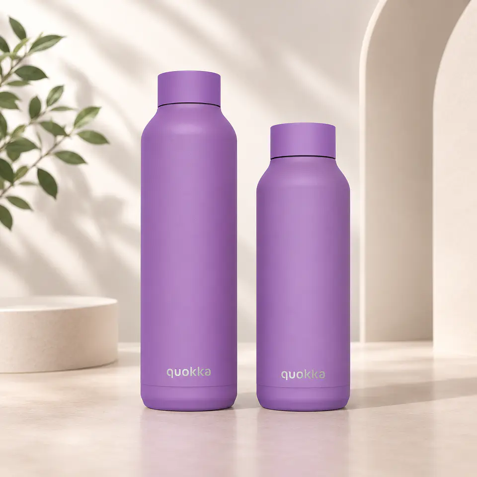 Garrafa Térmica Quokka SOLID AMETHYST PURPLE 510ML ou 630ML 1