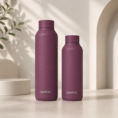 Garrafa Térmica Quokka SOLID BURGUNDY 510ML ou 630ML