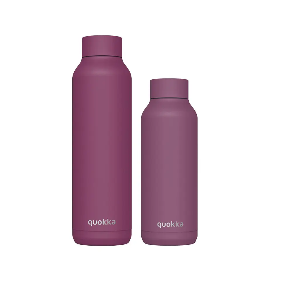 Garrafa Térmica Quokka SOLID BURGUNDY 510ML ou 630ML 2