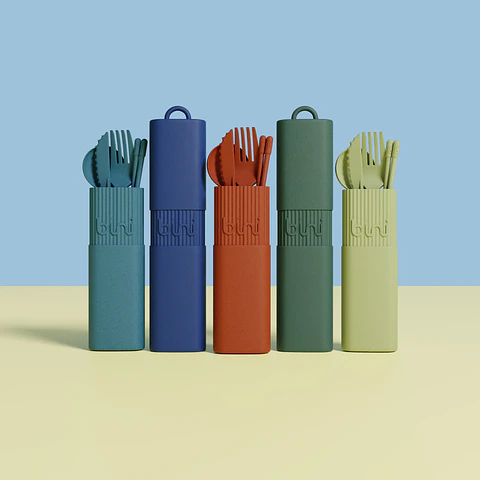 EcoCutlery set Case - 5 CORES