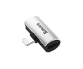 Baseus iP Male to Dual iP Female Adapter L46 Silver-Black