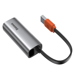 Adaptador USB A Gigabit LAN Gris oscuro Baseus CAHUB-AD0G