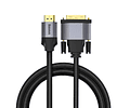Baseus Enjoyment Series 4KHD Male To DVI Male bidirectional Adapter Cable 2m Dark gray